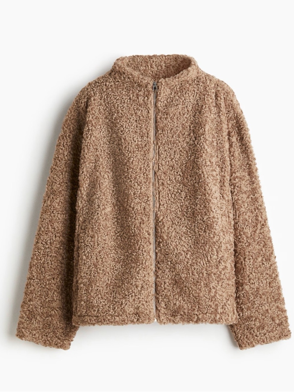 H&M Oversized Teddy Fleece Jacket - Picture 1 of 8